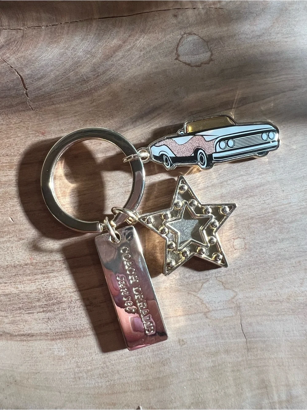 Coach Dreams Sunset Travel Perfume with Gold Keychain